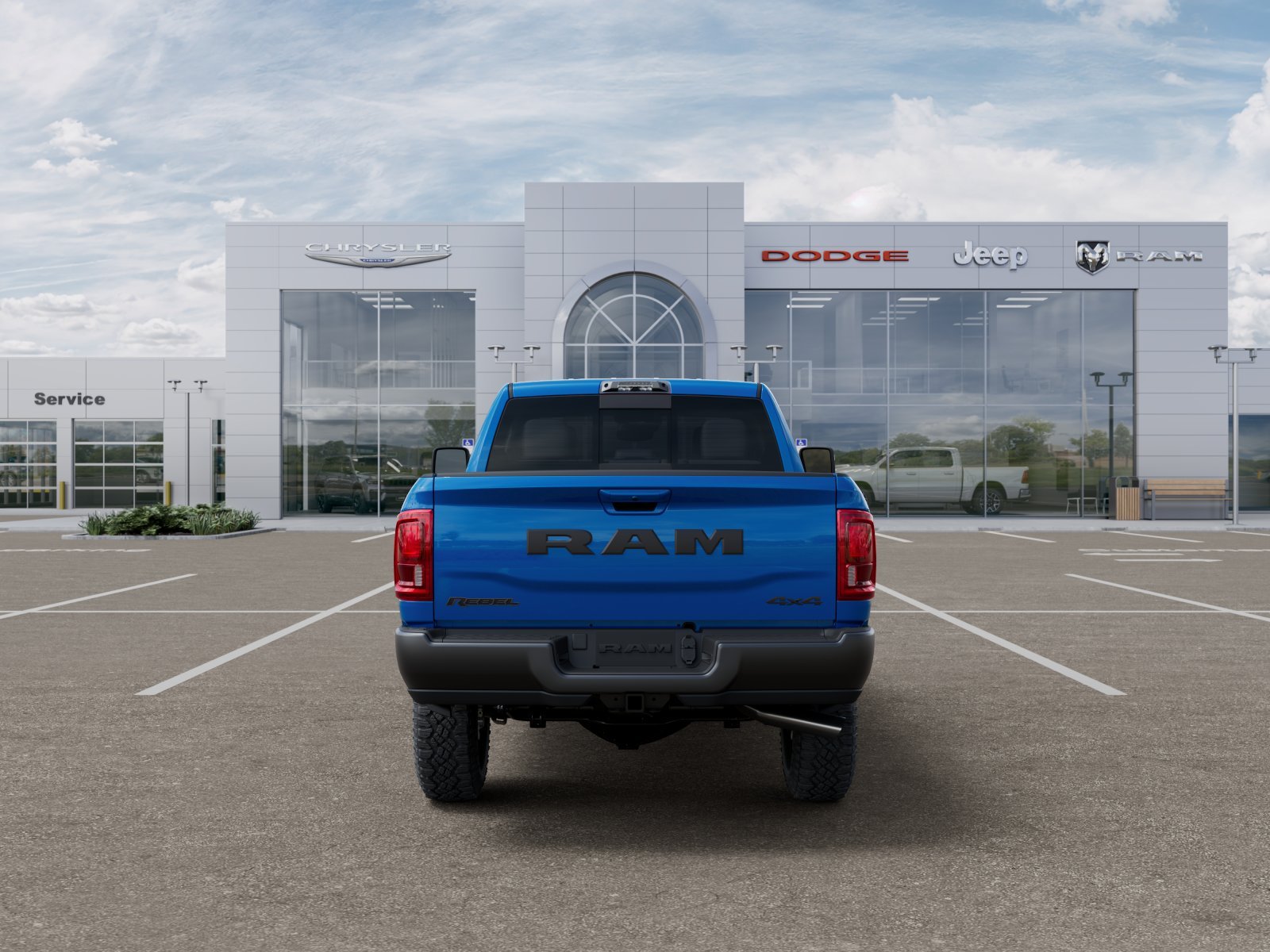 New 2026 Hydro Blue Pearl-Coat Exterior Paint RAM Rebel image 33