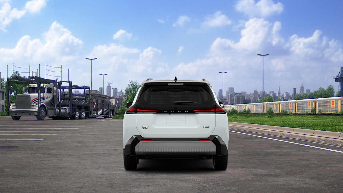 New 2026 Wind Chill Pearl with Midnight Black Metallic roof Toyota XSE image 8