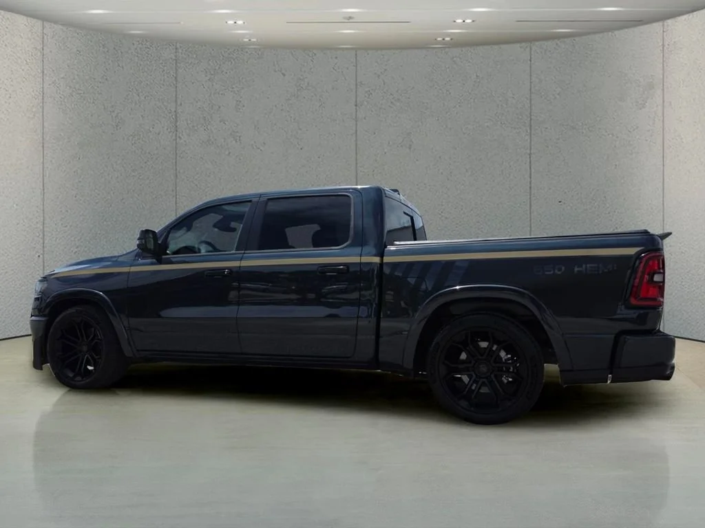 New 2026 Forged Blue Metallic Exterior Paint RAM Big Horn image 7
