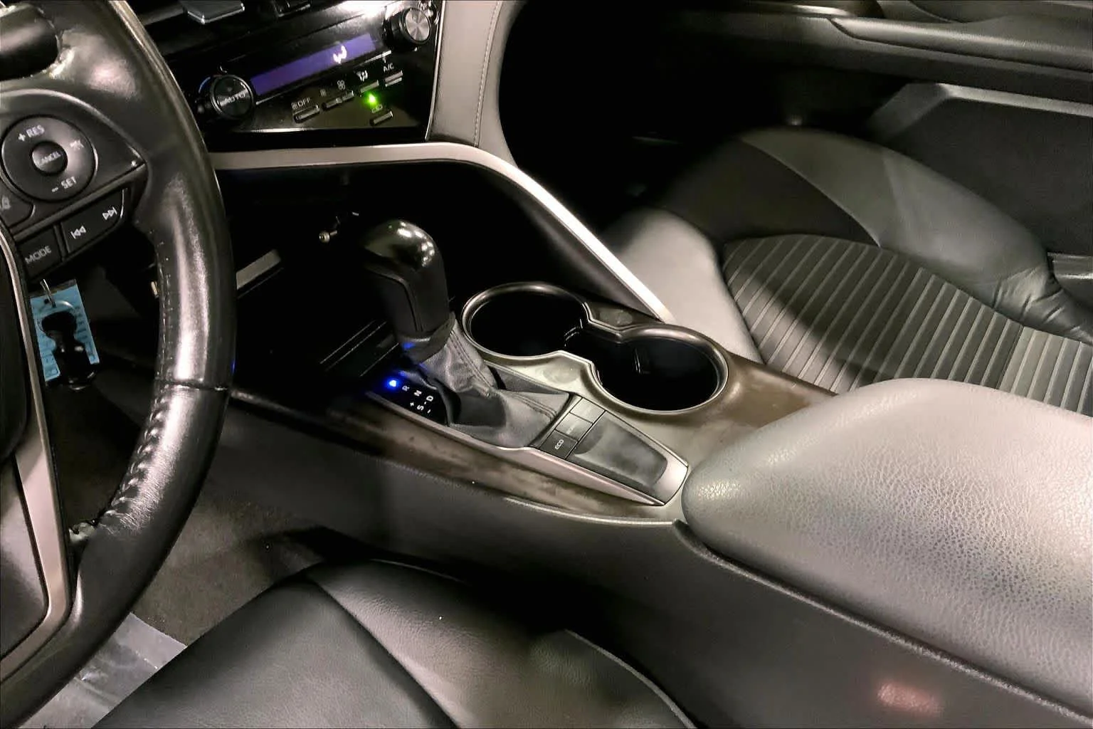 Used 2024 Cavalry Blue Toyota SE image 17