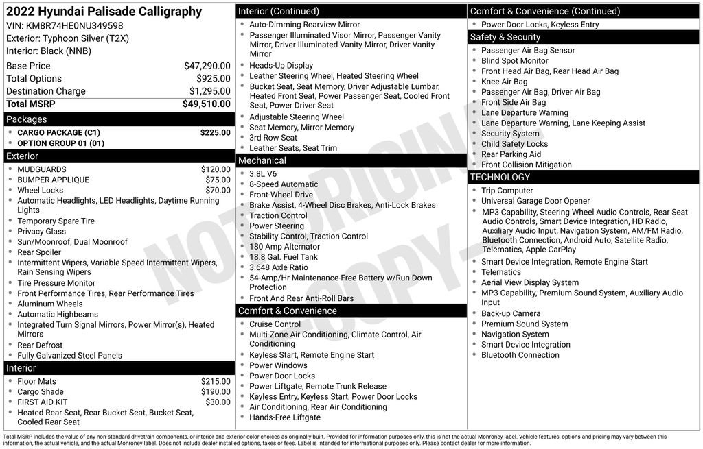 Used 2022 Silver Hyundai Calligraphy image 6