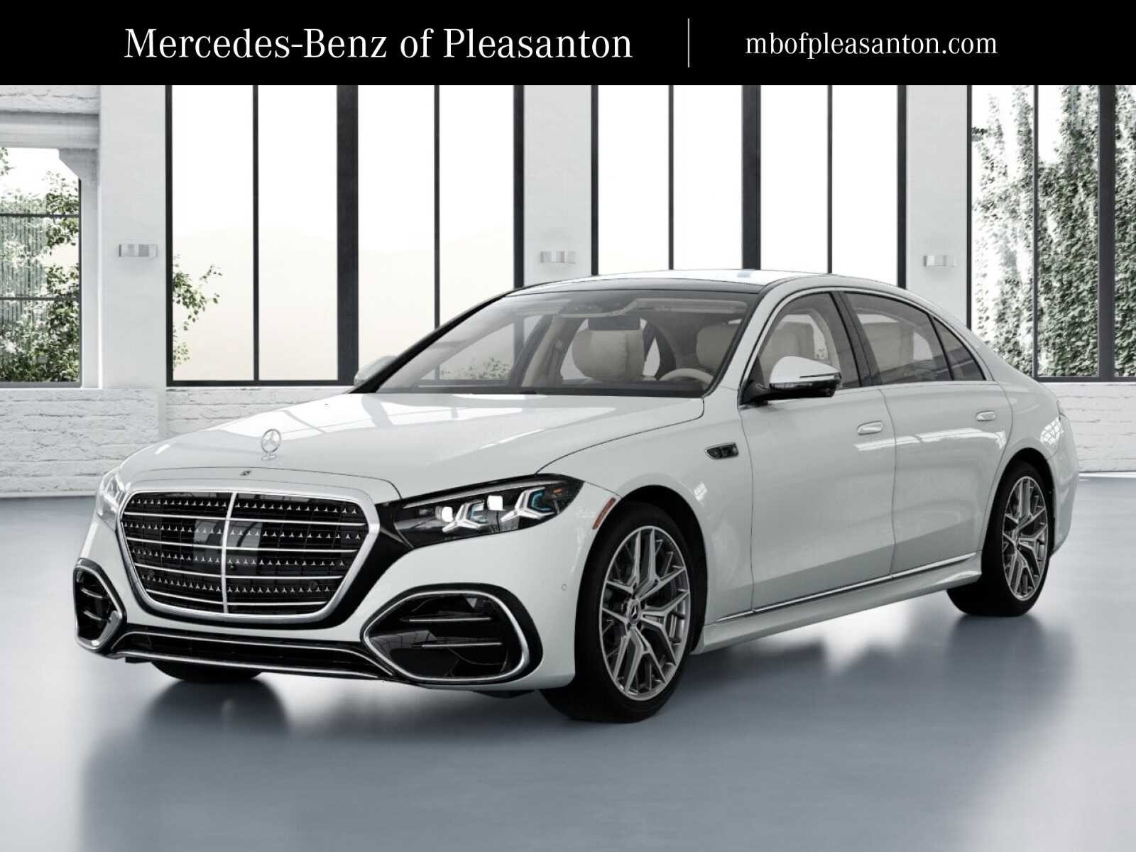 New 2027 MANUFAKTUR Moonlight White Metallic Mercedes-Benz S 580 4D Sedan 4MATIC® image 1