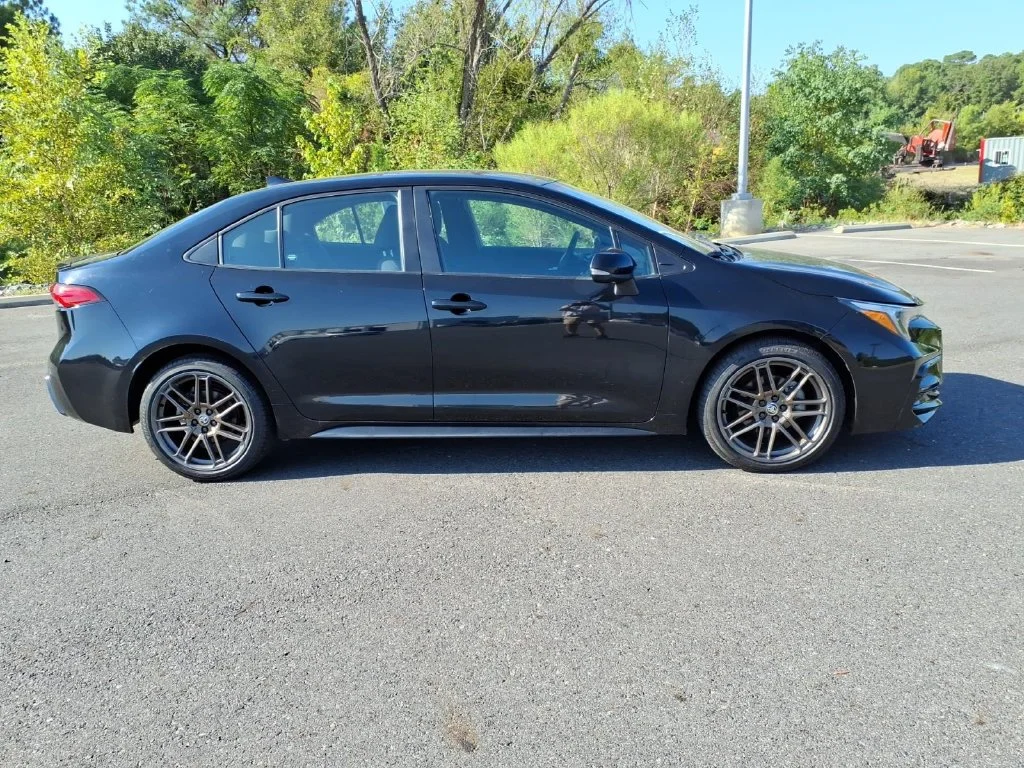 Used 2024 Midnight Black Metallic Toyota SE Nightshade image 2