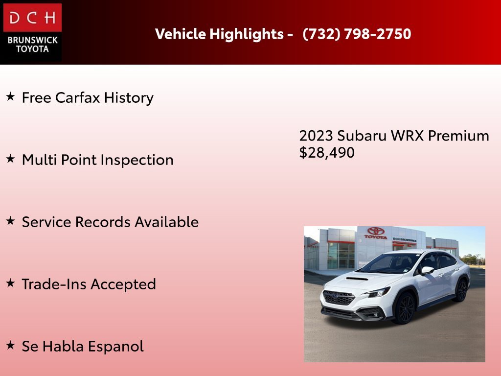 Used 2023 White Subaru Premium image 4