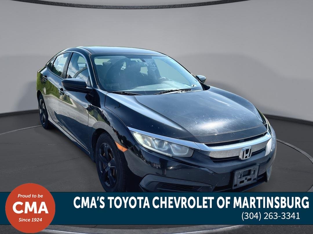 Used 2017 Crystal Black Pearl Honda LX image 1
