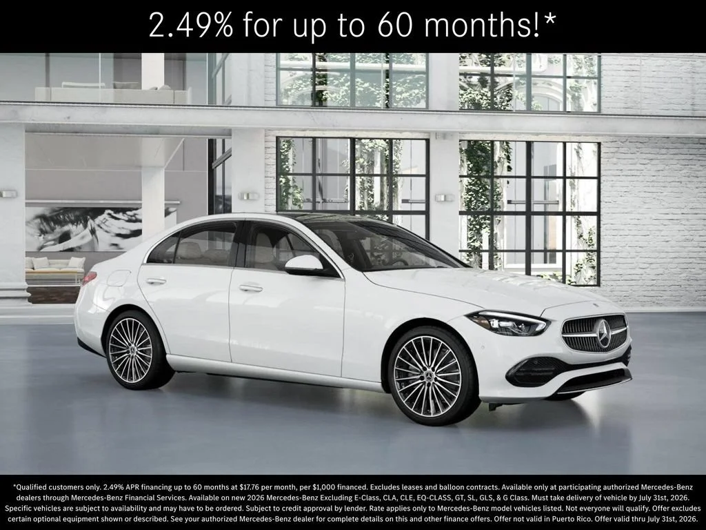 New 2026 Polar White Mercedes-Benz C 300 image 54