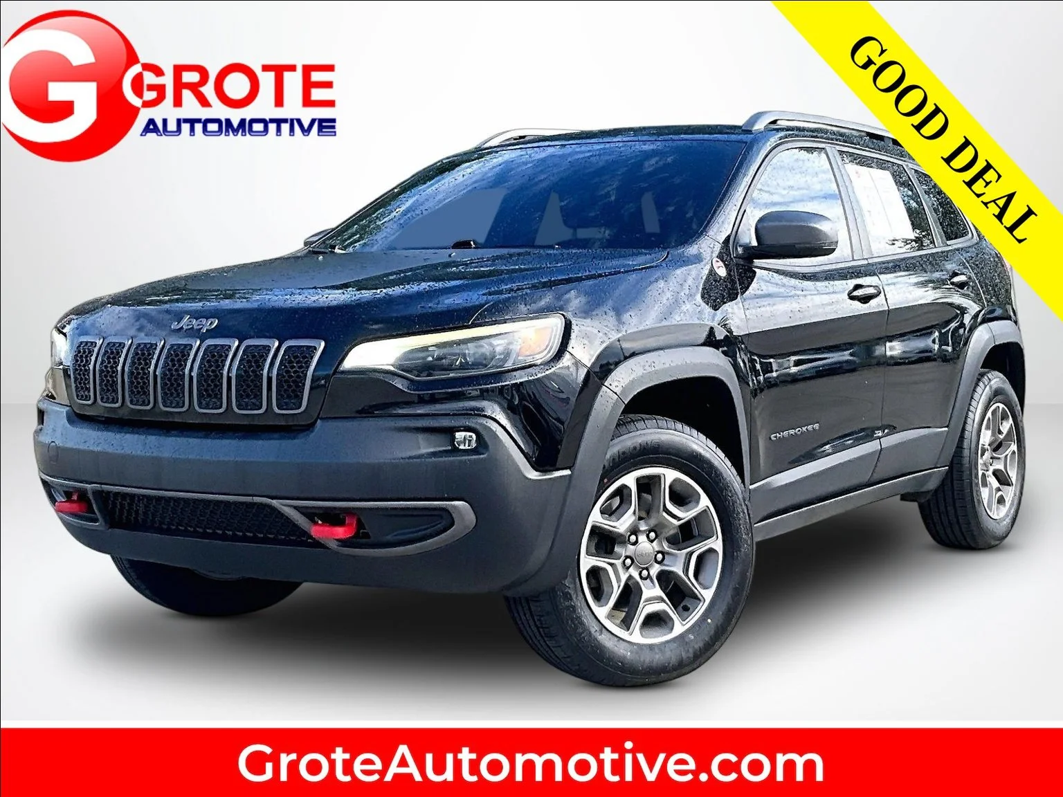 Used 2020 Black Jeep Trailhawk image 1