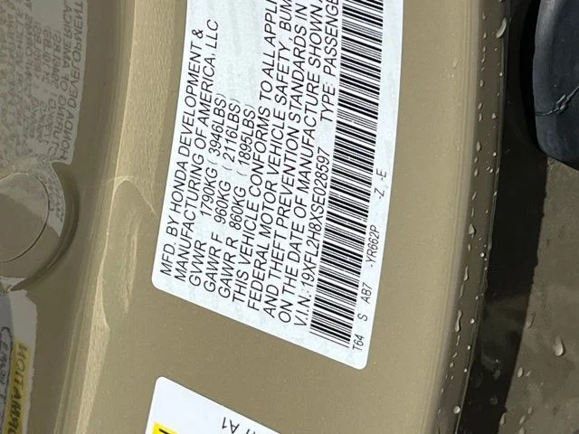 Certified Used 2025 Beige Honda Sport image 33