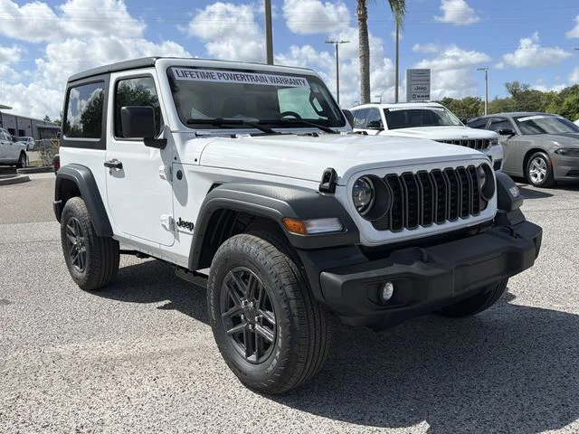 New 2026 Bright White Clear-Coat Exterior Paint Jeep Sport S image 2