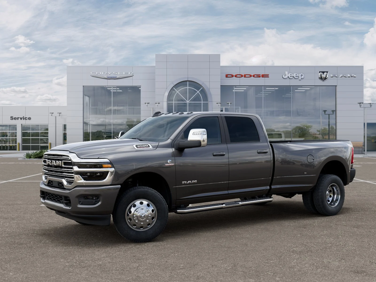 New 2026 Granite Crystal Metallic Clear-Coat Exterior Paint RAM Laramie image 28
