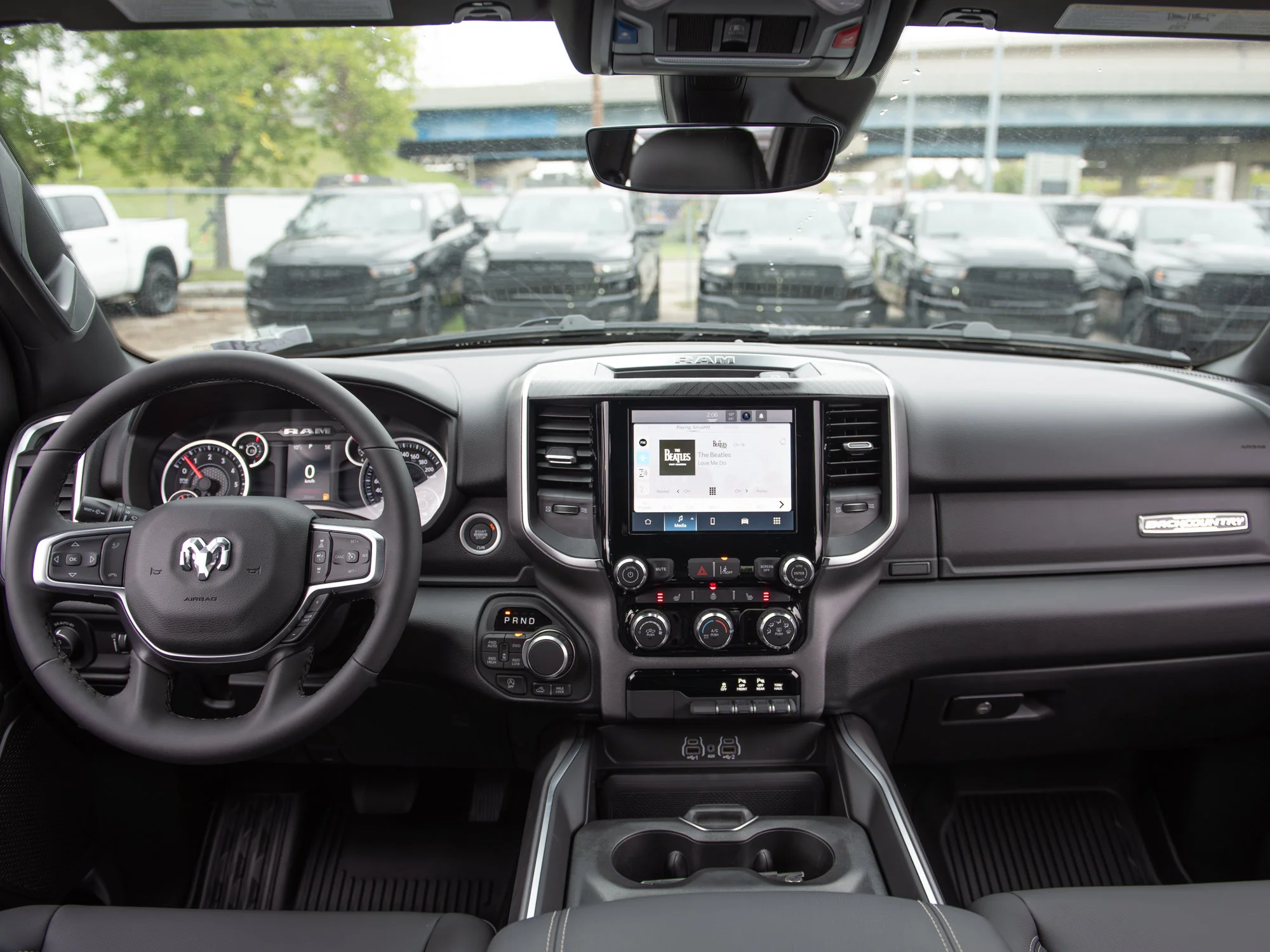 New 2026 Tan RAM Big Horn BackCountry Package* Crew Cab 4x4, 1 Inch Lift, Rear Locker image 13