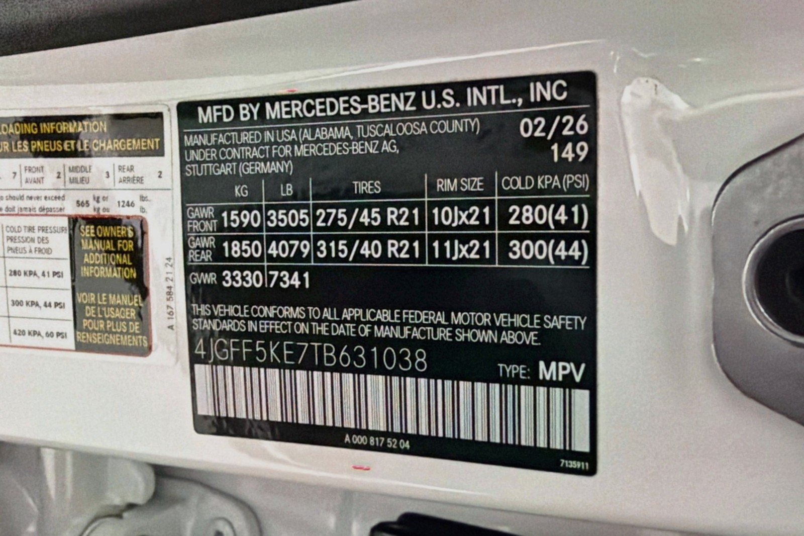 Certified Used 2026 Polar White Mercedes-Benz GLS 450 image 29