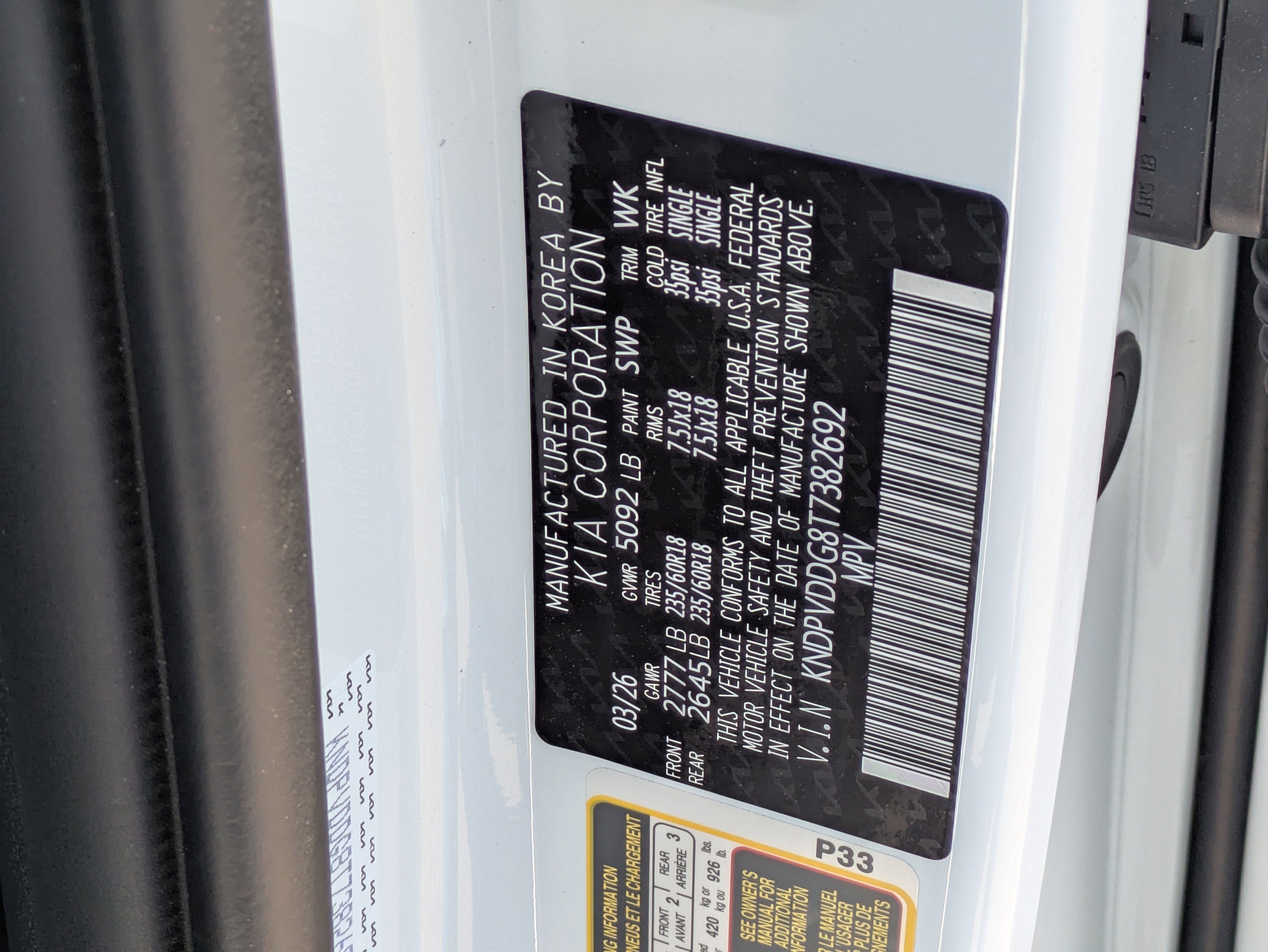 New 2026 Snow White Pearl Kia EX image 32