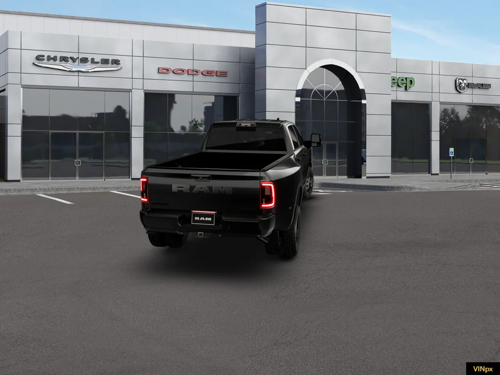 New 2026 Diamond Black Crystal Pearl-Coat Exterior Paint RAM Big Horn Night Edition image 14