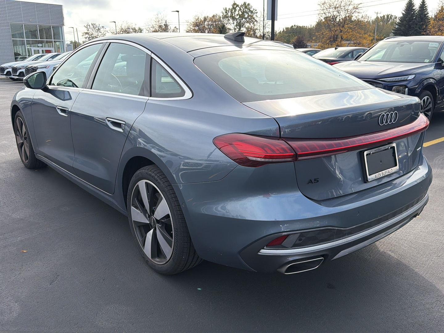 Used 2025 Horizon Blue Metallic Audi Premium Plus image 3