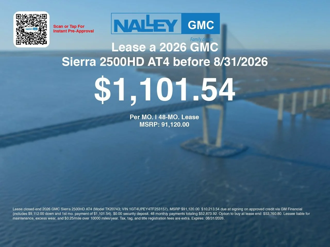 New 2026 Summit White GMC AT4 image 3