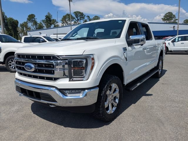 Used 2023 White Metallic Ford Lariat image 4