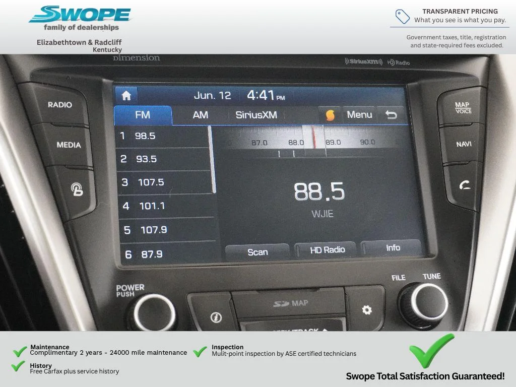 Used 2017 Boston Red Metallic Hyundai Value Edition image 21