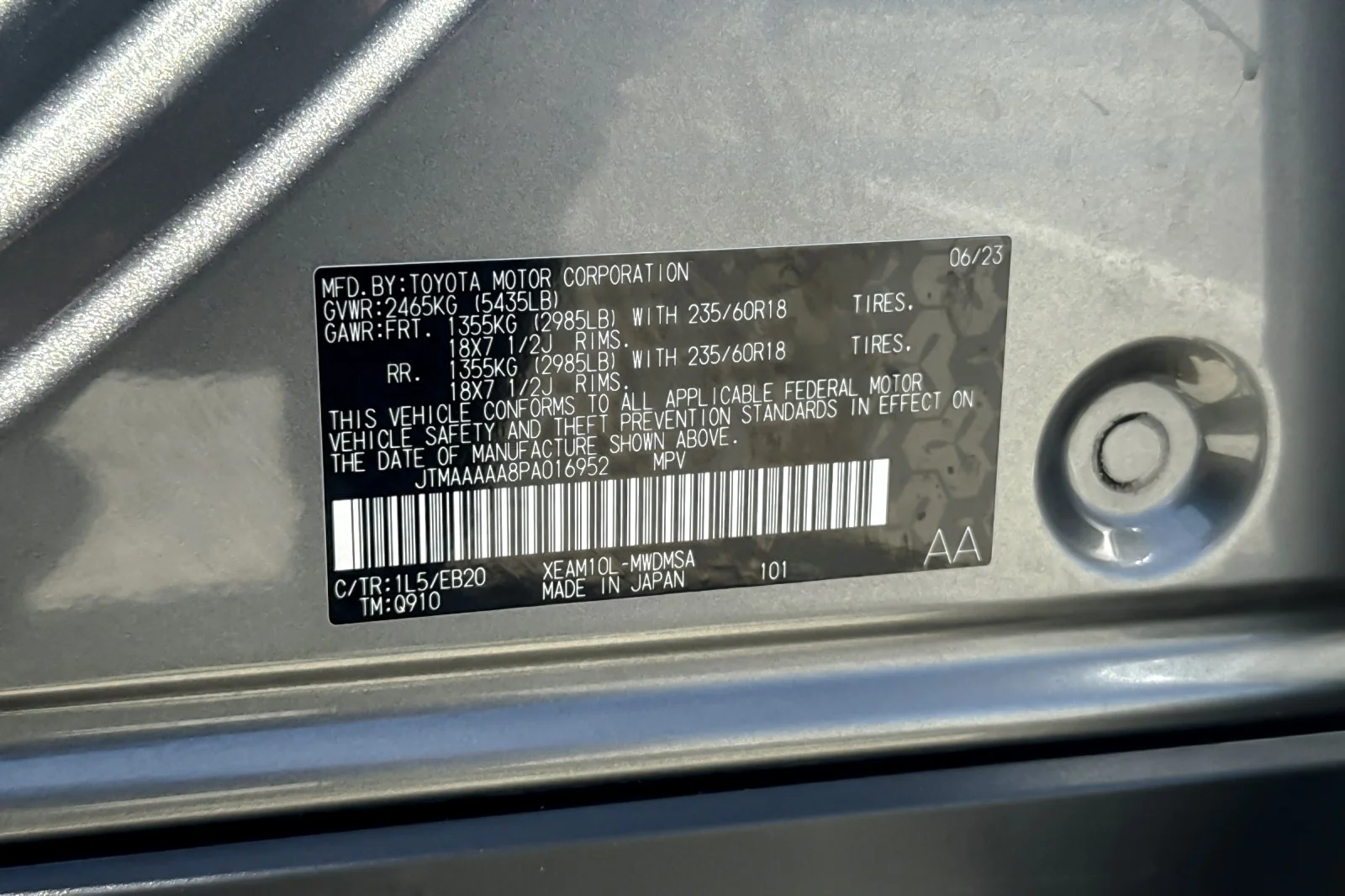 Certified Used 2023 Heavy Metal Toyota XLE image 27