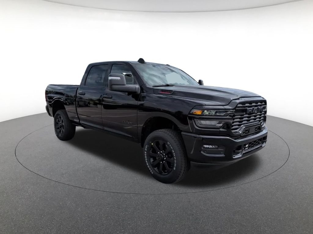New 2026 Diamond Black Crystal Pearl-Coat Exterior Paint RAM Big Horn image 4