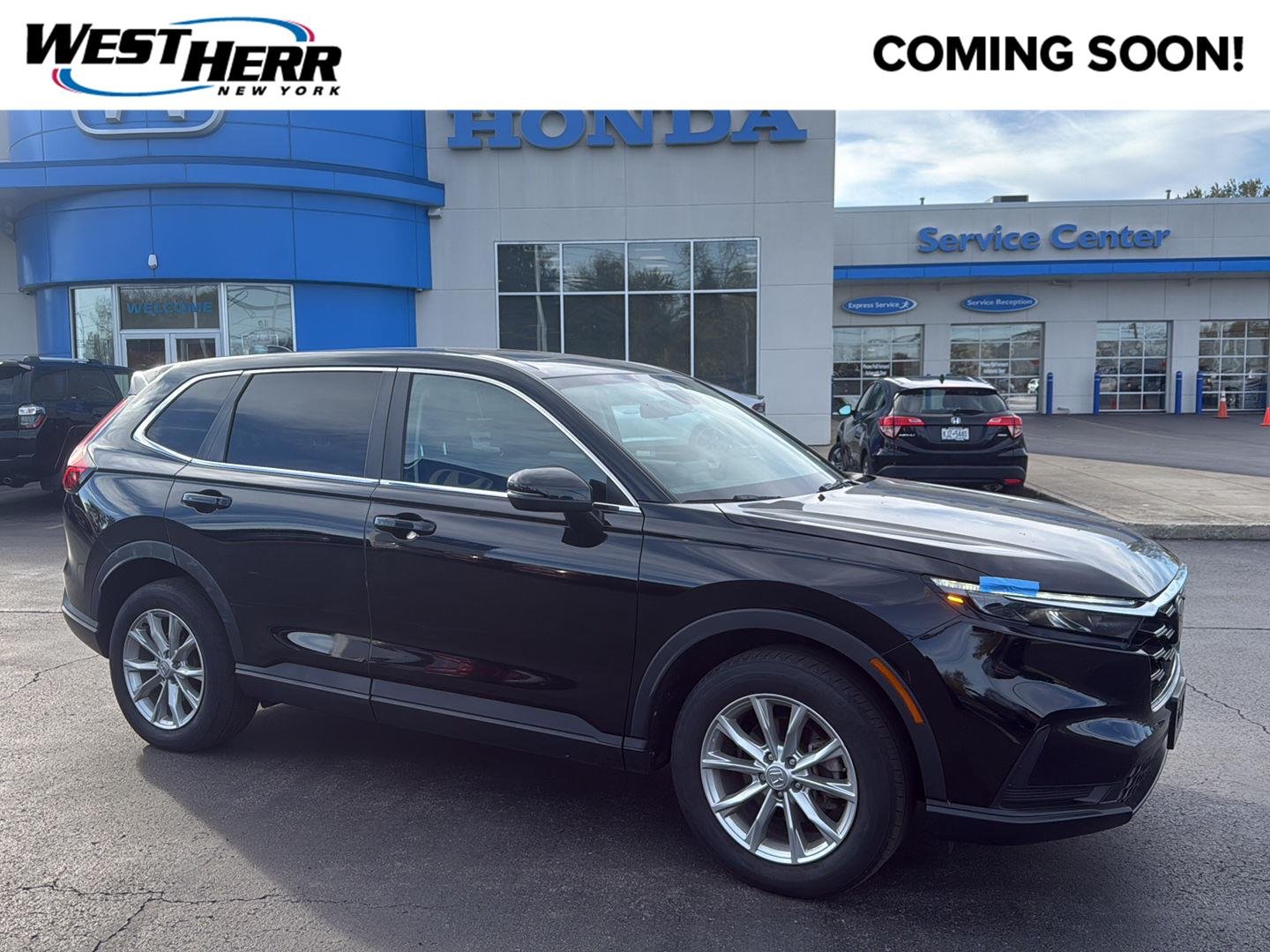 Used 2024 Crystal Black Pearl Honda EX image 1