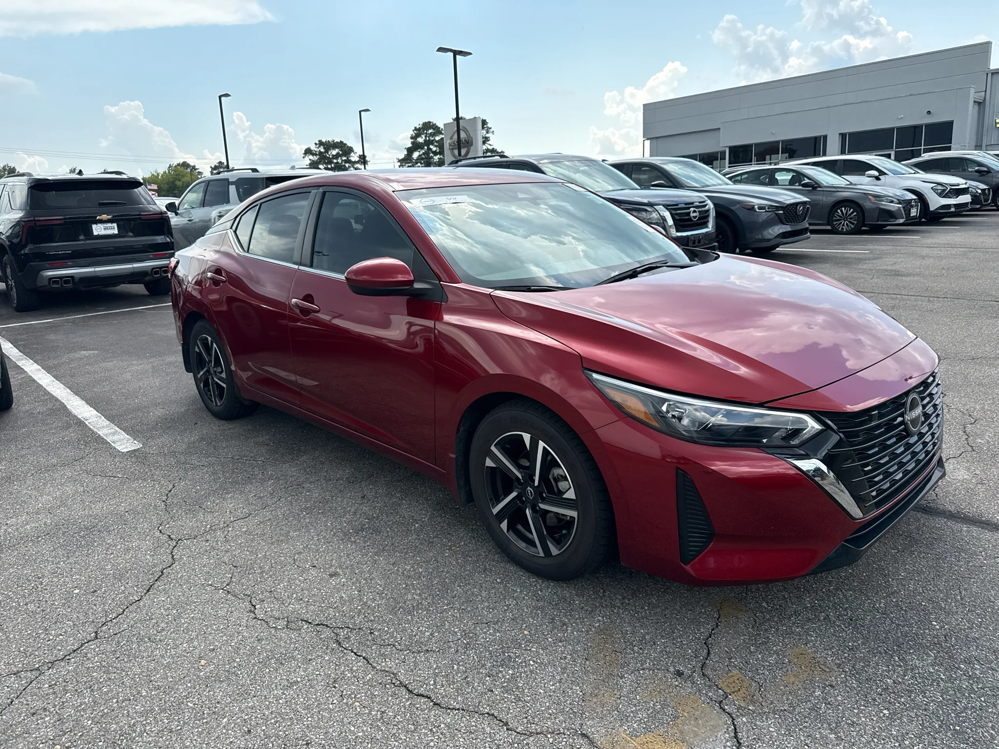 Used 2024 Scarlet Ember Tintcoat Nissan SV image 3
