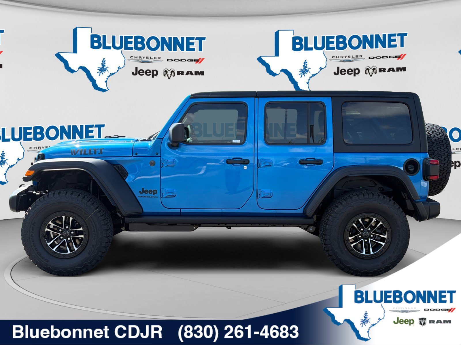 New 2026 Hydro Blue Pearl-Coat Exterior Paint Jeep Willys image 8