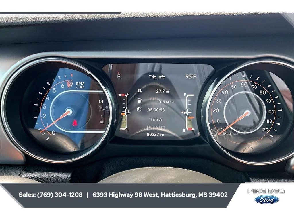 Used 2021 Hydro Blue Pearlcoat Jeep 80th Anniversary image 15