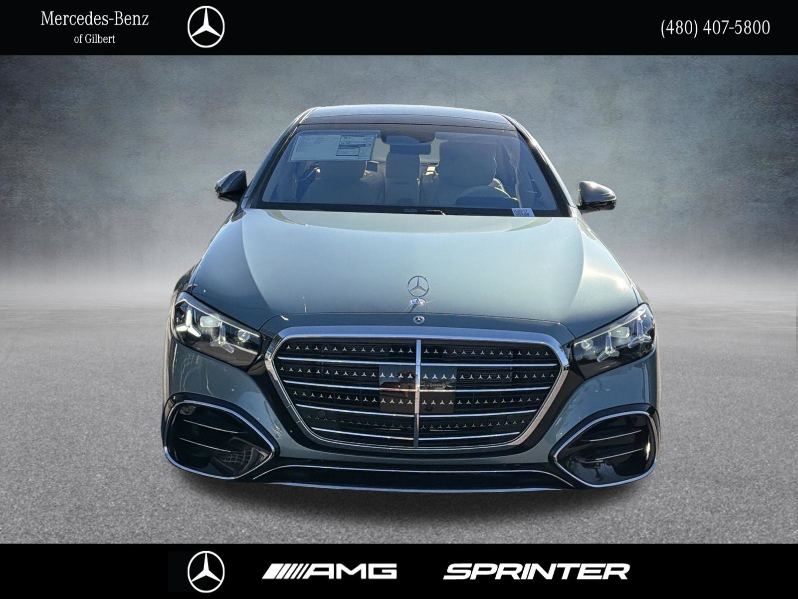 New 2027 Verde Silver Metallic Mercedes-Benz S 580 image 2