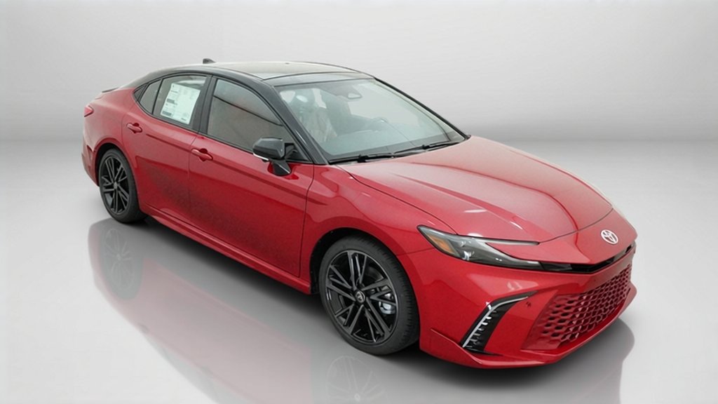 New 2027 Supersonic Red with Midnight Black Metallic roof Toyota XSE image 29