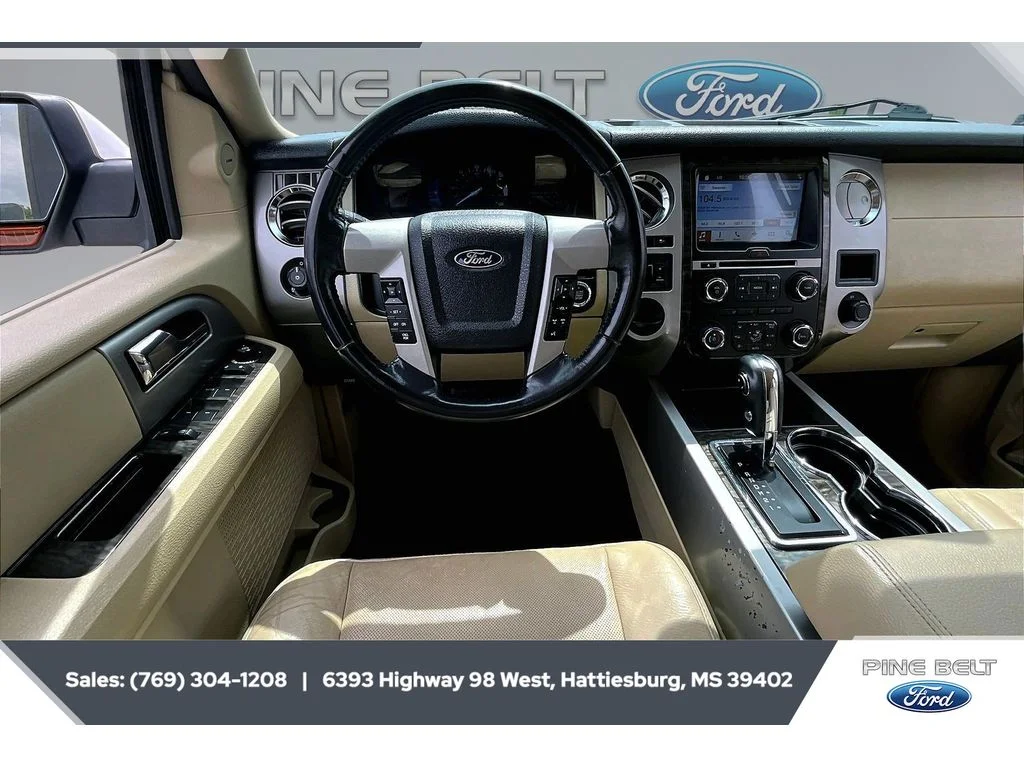 Used 2016 White Platinum Tri-Coat Metallic Ford Limited image 5