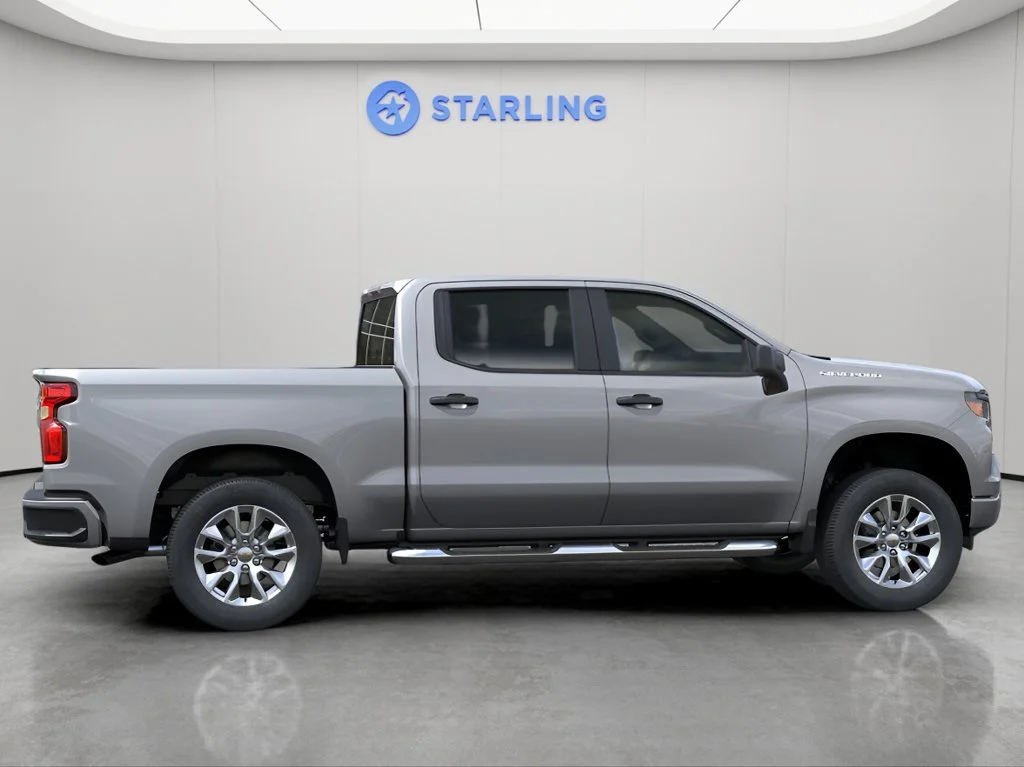 Used 2025 Sterling Gray Metallic Chevrolet Custom image 5