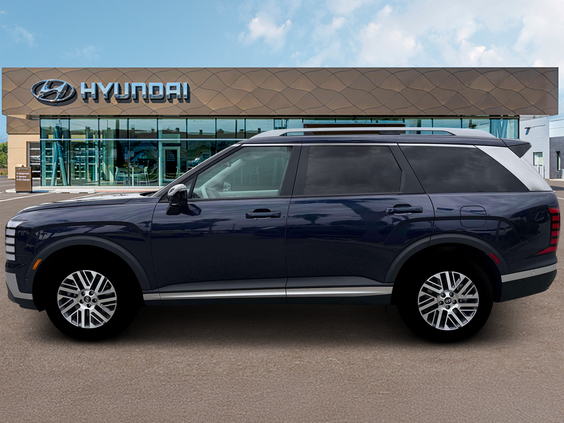 New 2026 Blue Hyundai SEL Premium AWD image 3