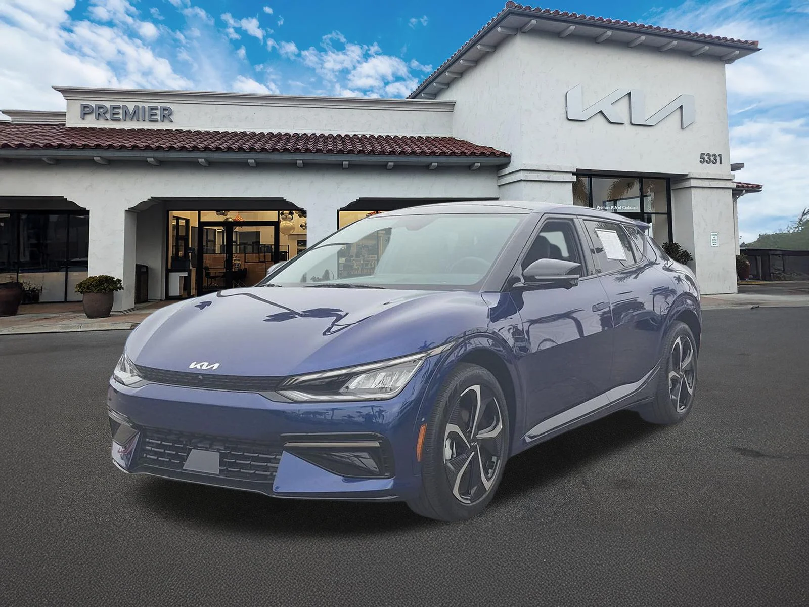 Certified Used 2022 Yacht Blue Kia GT-Line image 4