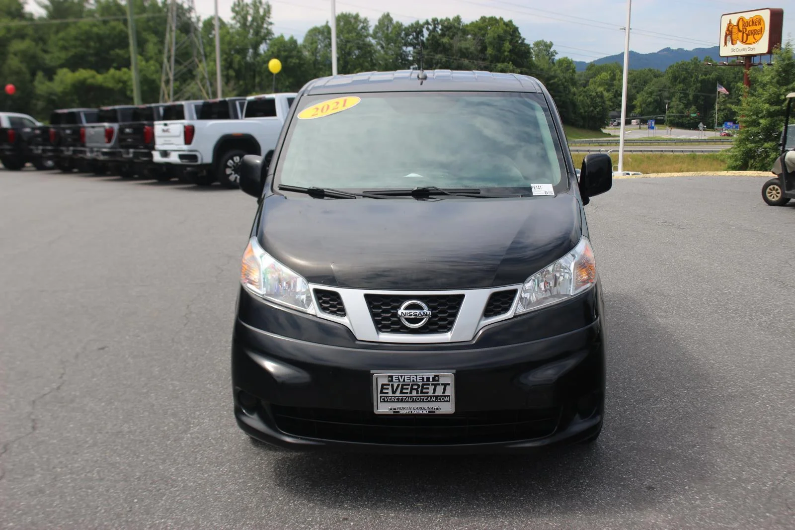 Used 2021 Black Nissan SV image 3