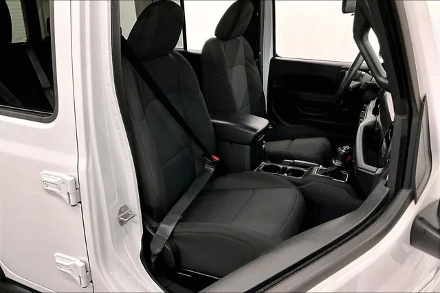 Used 2022 Bright White Clearcoat Jeep Unlimited Willys image 8