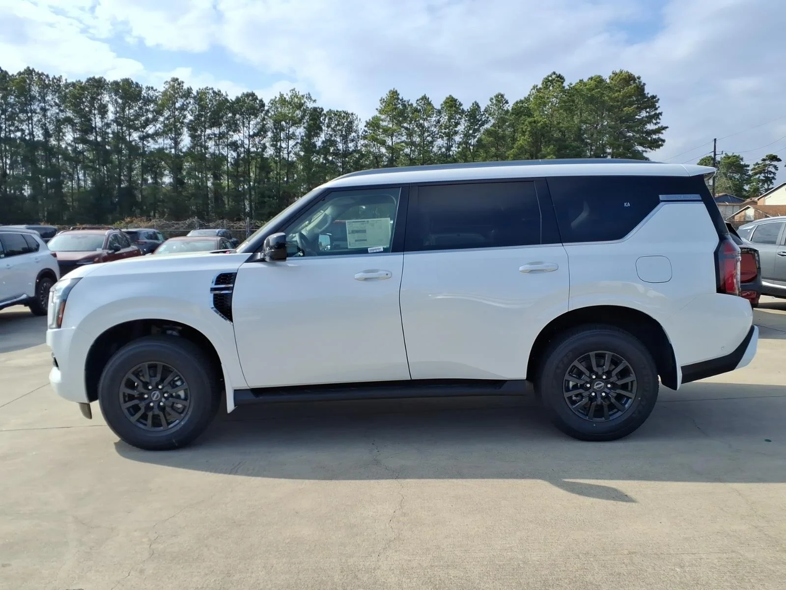 2026 Nissan Armada SV White at Robbins Nissan