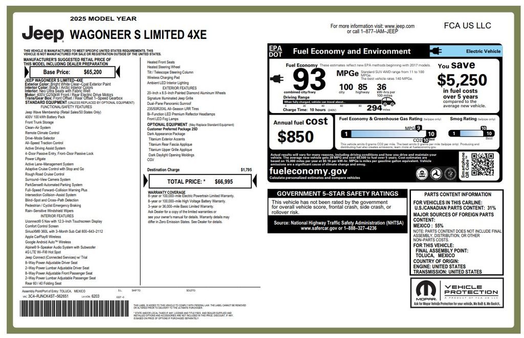 Used 2025 White Jeep Limited image 4