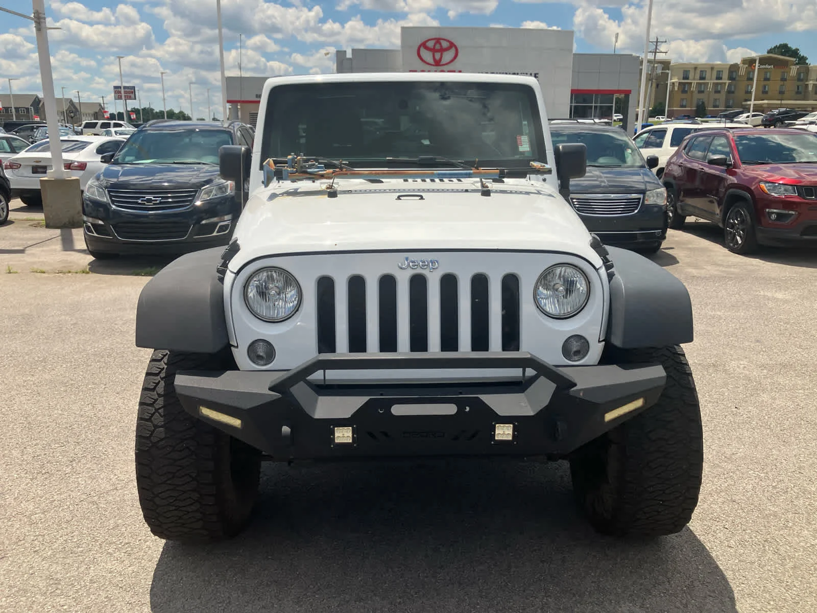 Used 2016 Bright White Clearcoat Jeep Sport image 2
