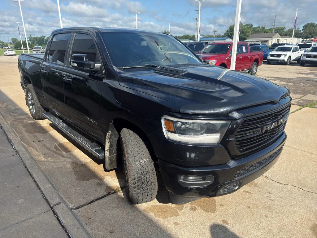 Used 2019 Diamond Black Crystal Pearl Ram Sport image 9
