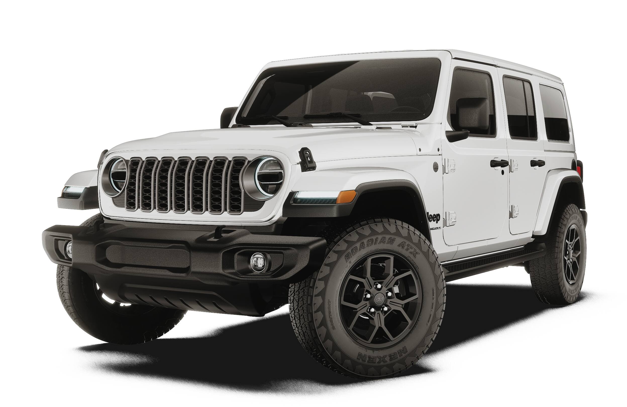 New 2027 Bright White Clear-Coat Paint Jeep  image 1