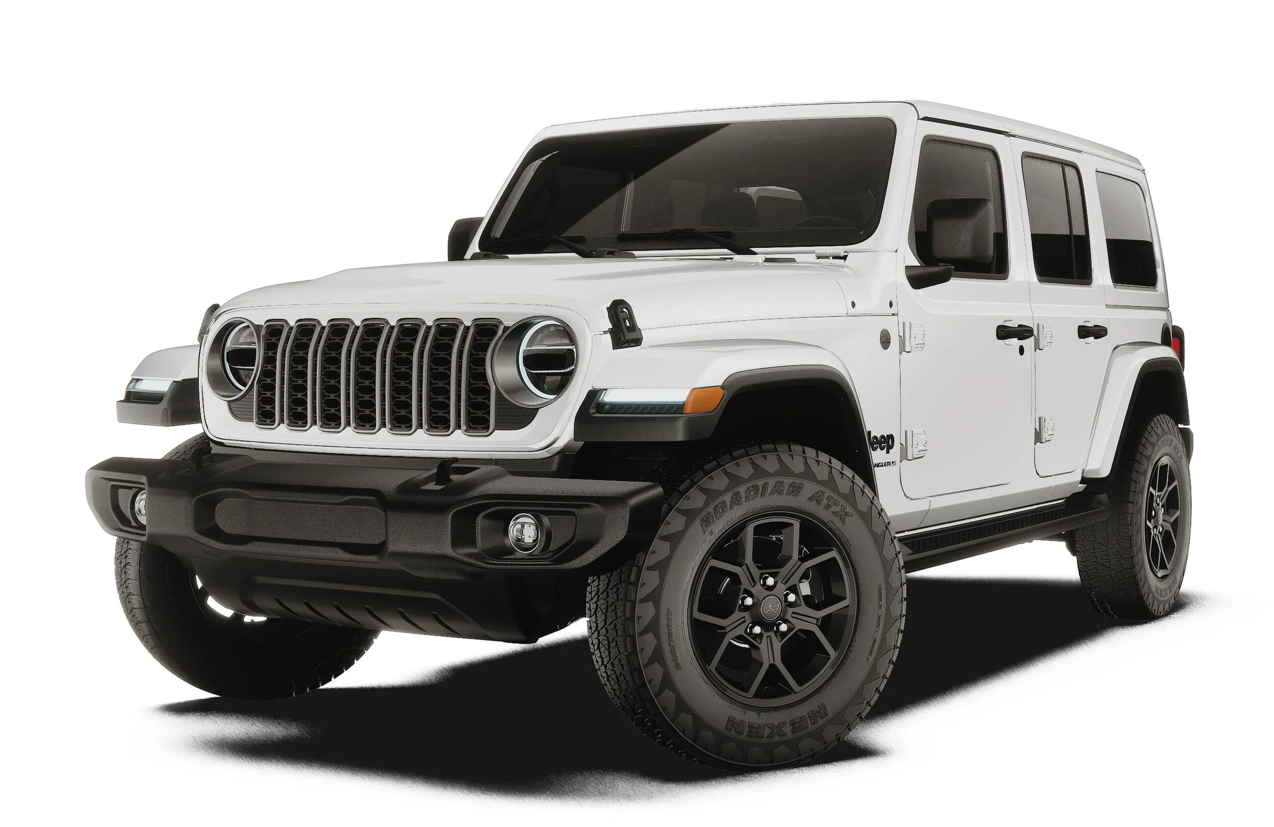 New 2027 Bright White Clear-Coat Paint Jeep  image 1