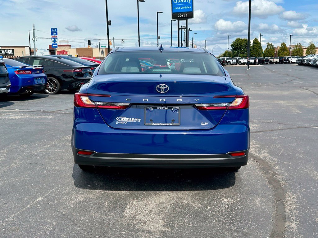 Used 2025 Blue Toyota LE image 4