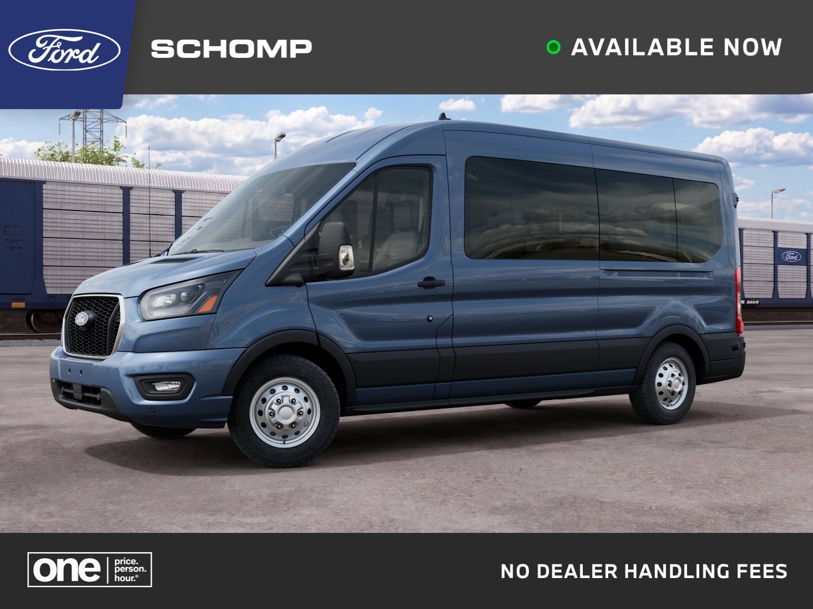 New 2027 Blue Metallic Ford XLT image 1