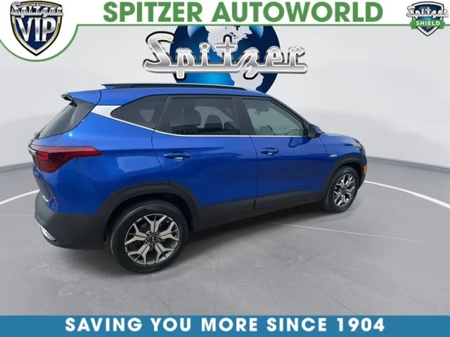 Certified Used 2021 Blue Kia EX image 9