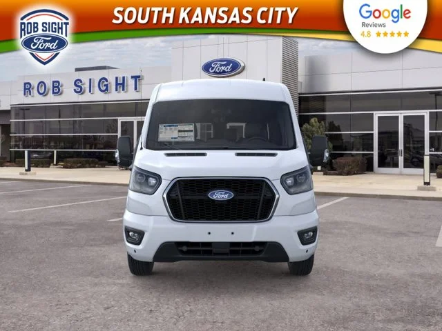 New 2026 Oxford White Ford Passenger Van XLT image 6
