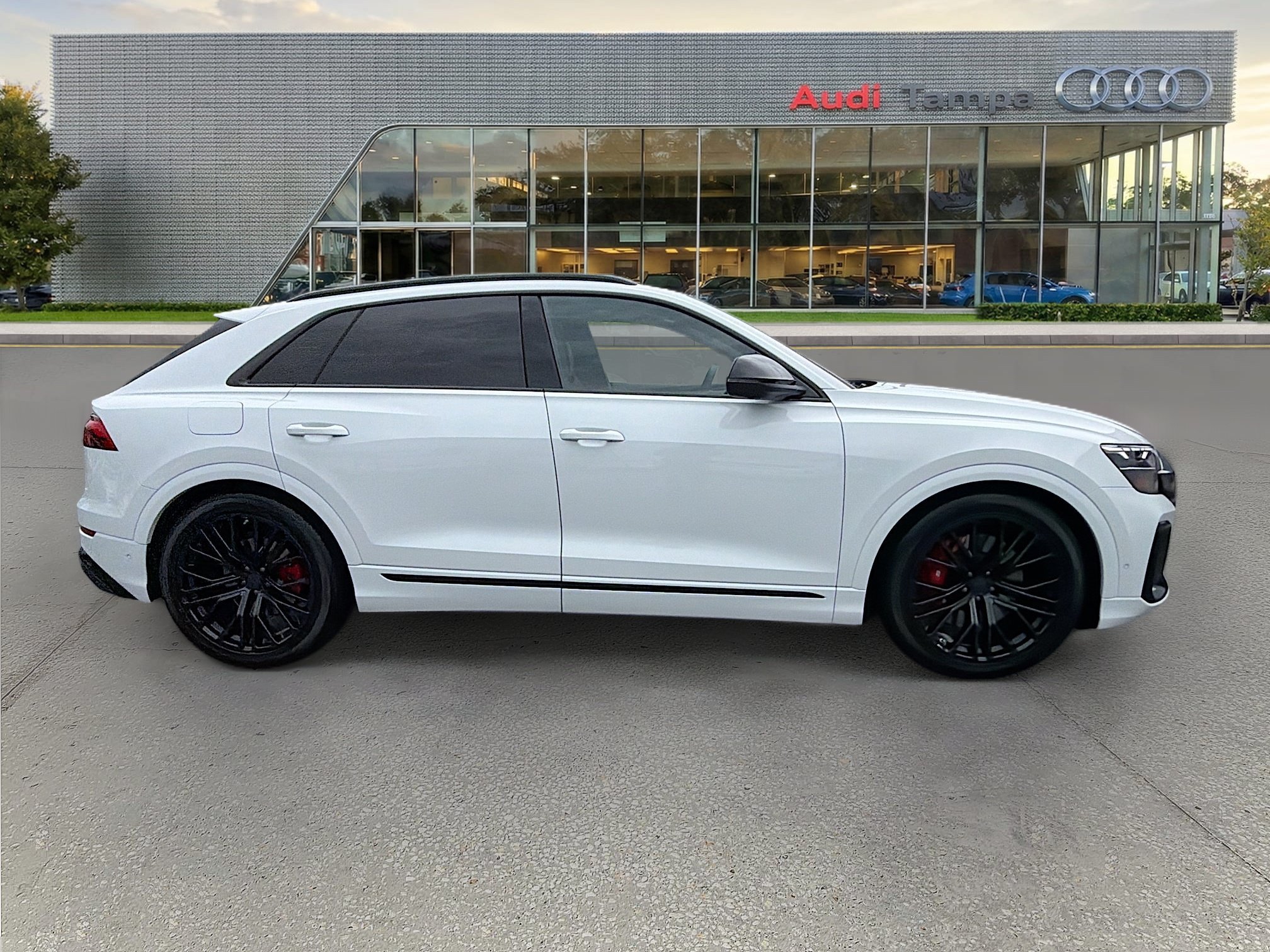 New 2026 Glacier White Metallic Audi Premium Plus image 2