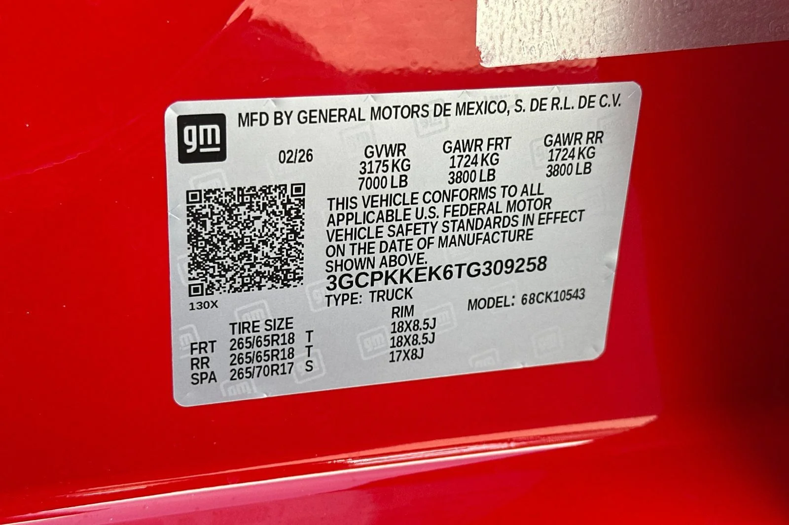 New 2026 Red Hot Chevrolet LT (2FL) image 27