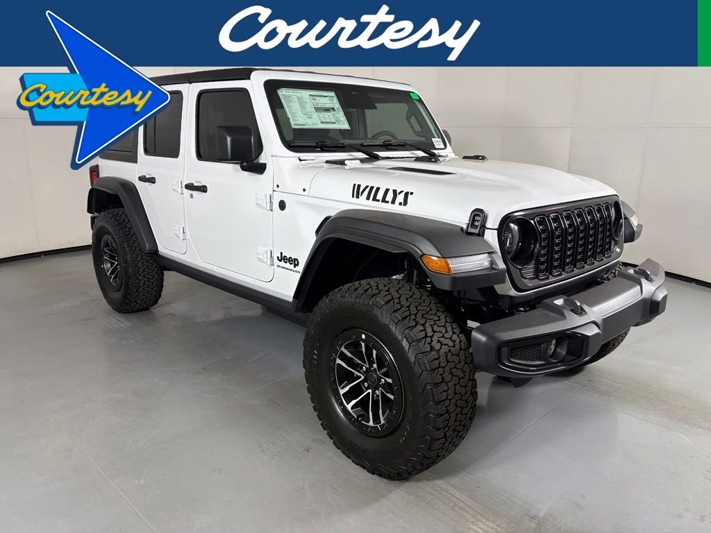 New 2026 Bright White Clearcoat Jeep Willys image 1