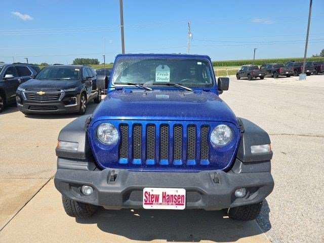 Used 2020 Ocean Blue Metallic Clearcoat Jeep Sport S image 2